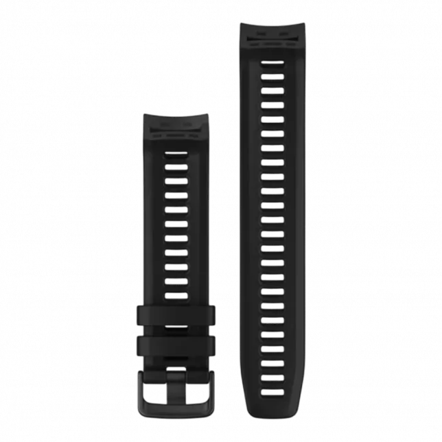  Ремінець 22 мм, (Instinct серія) Black чорний силіконовий