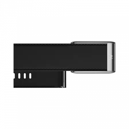 Ремінець Whoop LeatherLuxe Straight Band для Whoop Black/Cream with Titanium (L/XL)