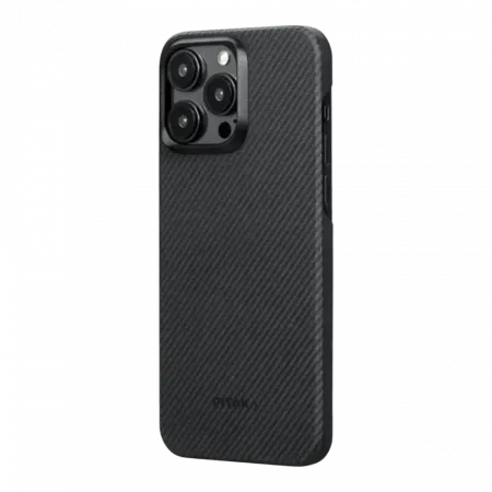 Чохол Pitaka MagEZ Case 4 Twill 600D for iPhone 15 Pro Black/Grey