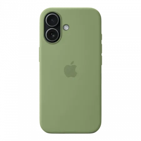 Чохол Apple Silicone Case with Magsafe для iPhone 17 (Light Moss)