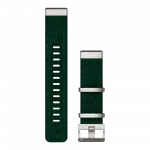 Ремінець QuickFit 22 мм, Pine Green темно-зелений жакардовий нейлоновий