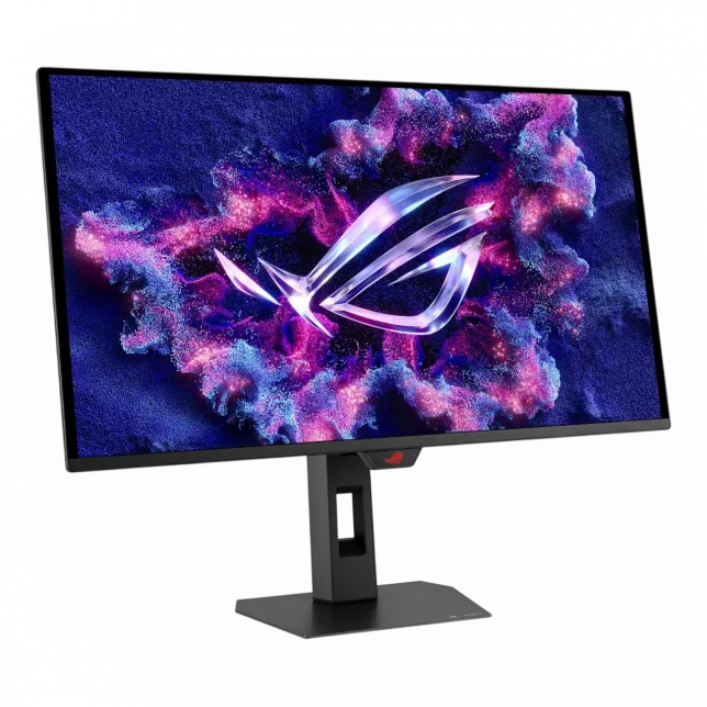 Монітор Asus 26.5" ROG Strix XG27AQDPG 2xHDMI, DP, 2xUSB, QD-OLED, 2560x1440, 500Hz, 0.03ms, DCI-P3 99%, G-SYNC, FreeSync, Pivot, HDR500