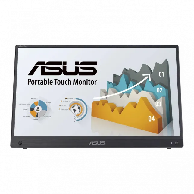 Монітор портативний Asus 15.6" ZenScreen MB16AHT mHDMI, 2xUSB-C, MM, IPS, Touch