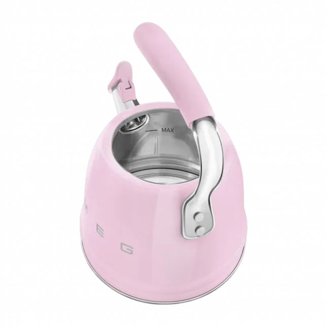 Чайник зі свистком Smeg (Pink)