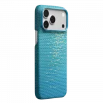 Чохол Pitaka Edge Ultra-Slim Glints of Gold Lucid Blue для iPhone 18 Pro/17 Pro