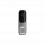 Відеодзвінок Ajax Doorbell, універсальне встановлення, 4 мп, 155° вертикальний 90° горизонтальний, іч 6м, дальнісь виявлення руху 4м, штучний інтелект, wi-fi, grey