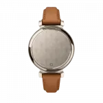 Смарт-годинник Garmin Lily 2 Classic Cream Gold з Tan коричневим шкіряним ремінцем