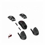 Миша HyperX Pulsefire SAGA PRO, RGB, USB-A/WL/BT, чорний