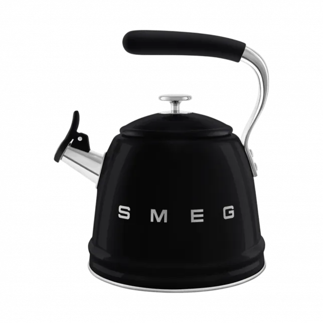Чайник зі свистком Smeg (Black)