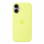 Чохол Apple Silicone Case with Magsafe для iPhone 17 (Neon Yellow)