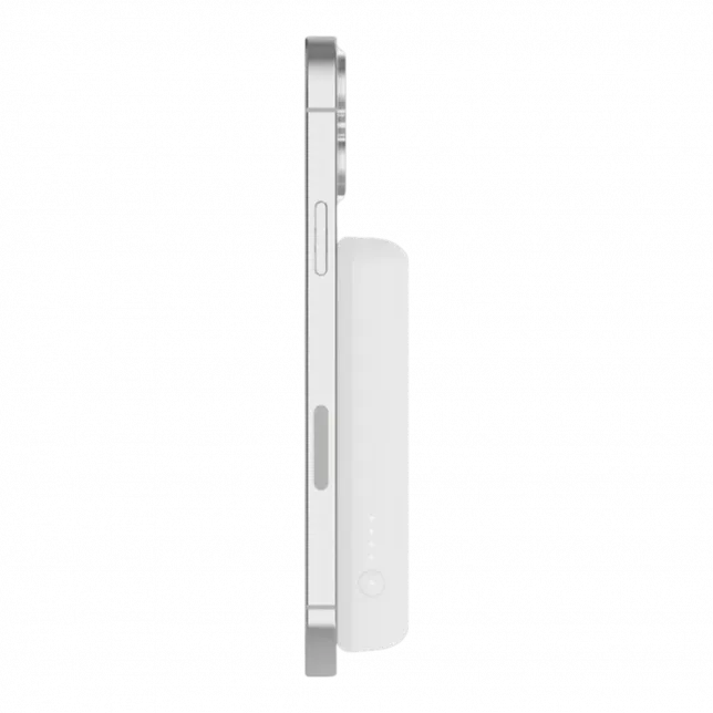 Магнітний повербанк Belkin MagSafe Wireless with Stand 5000mAh White