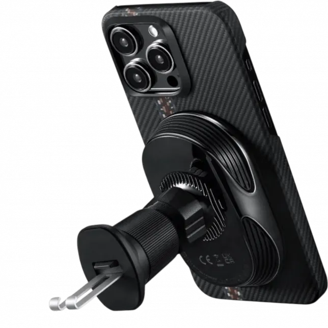 Автотримач з бездротовою зарядкою Pitaka MagEZ Pro 2 Qi2 Black