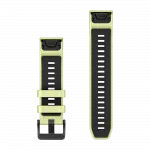 Ремінець QuickFit 22 мм, Citron жовтий силіконовий (комплект з трьох частин)