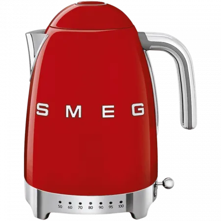 Чайник електричний з регулятором температури Smeg (Red)