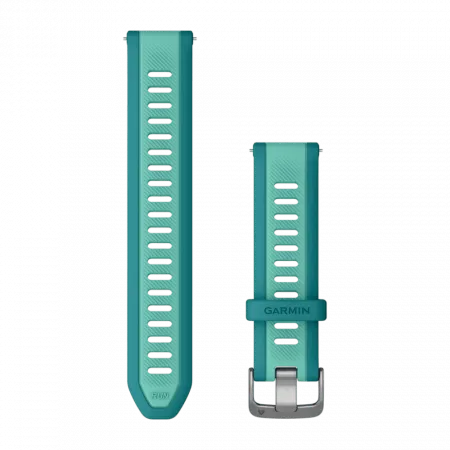 Ремінець Quick Release 20 мм, Turquoise/Aqua зелений силіконовий