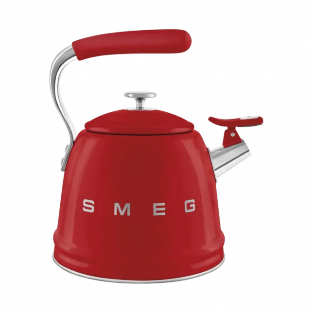Чайник зі свистком Smeg (Red)