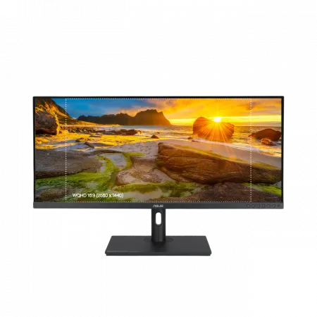 Монітор Asus 34" ProArt PA348CGV 2xHDMI, DP, USB-C, 4xUSB, MM, IPS, 3440x1440, 21:9, 120Hz, 2ms, DCI-P3 98%, FreeSync, HAS, HDR400