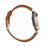 Смарт-годинник Garmin Lily 2 Classic Cream Gold з Tan коричневим шкіряним ремінцем