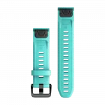 Ремінець QuickFit 20 мм, Aqua бірюзовий силіконовий