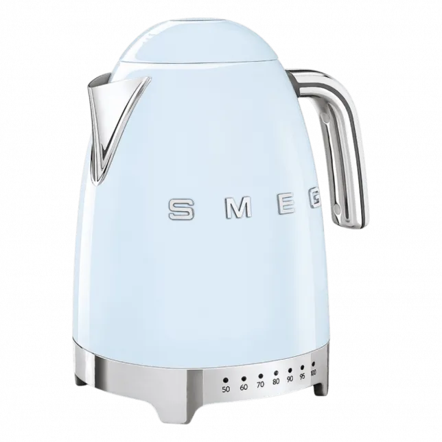 Чайник електричний з регулятором температури Smeg (Blue)