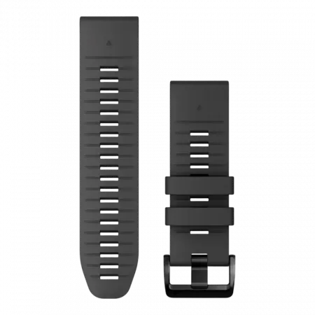 Ремінець QuickFit 26 мм, Graphite темно-сірий силіконовий