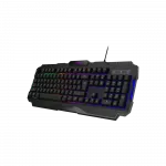 Клавіатура мембранна MSI FORGE GK100 104key, USB-A, EN/UKR/RU, ColorLED, чорний