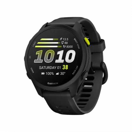 Смарт-годинник Garmin Forerunner 70 Black з чорним ремінцем