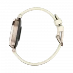 Смарт-годинник Garmin Lily 2 Sport Cream Gold з Coconut світло-бежевим силіконовим ремінцем
