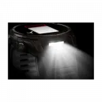 Смарт-годинник Garmin Fenix 8 51мм, Solar Sapphire, Carbon Gray DLC Titanium з Black/Pebble Gray чорним силіконовим ремінцем
