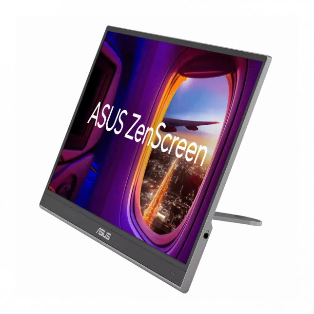 Монітор портативний Asus 15.6" ZenScreen MQ16AHE mHDMI, USB-C, OLED, 1ms, DCI-P3 100%, HDR10, Cover