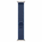 Apple Watch Ultra 3 GPS + LTE, 49mm Natural Titanium Case with Blue/Bright Blue Trail Loop - S/M