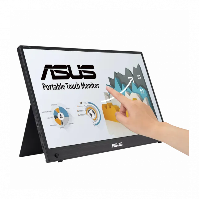 Монітор портативний Asus 15.6" ZenScreen MB16AHT mHDMI, 2xUSB-C, MM, IPS, Touch