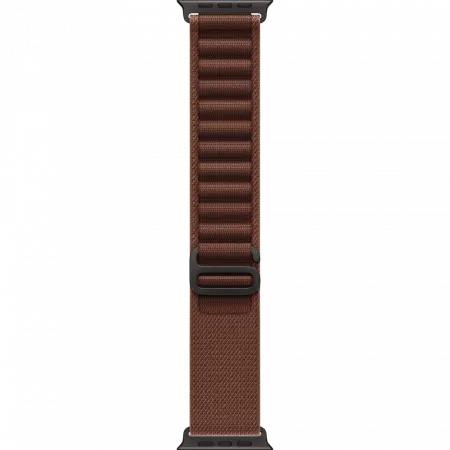 Apple Watch Ultra 4 GPS + LTE 49mm Black Titanium Case with Burgundy Alpine Loop - Small (MJC04)