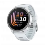 Смарт-годинник Garmin Forerunner 170 Music Whitestone білий з Whitestone/Cloud Blue білим/блакитним силіконовим ремінцем