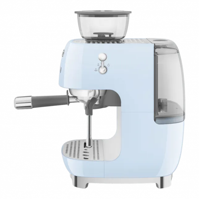 Кавомашина еспресо з кавомолкою Smeg (Blue)
