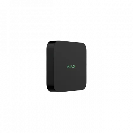 Мережевий відеореєстратор Ajax NVR DC black, 8 каналів, 12V, чорний