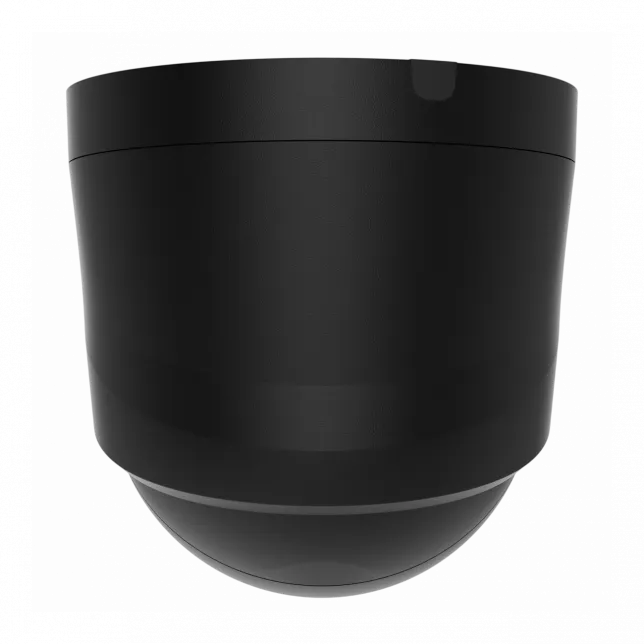 IP-Камера дротова Ajax TurretCam HL black, 5мп, 4мм, гібридне підсвічування IR 50м, білий Led 50м, Poe, True WDR, IP 65, ІЧ 50м, аудіо, 75° до 85°, купольна, чорна