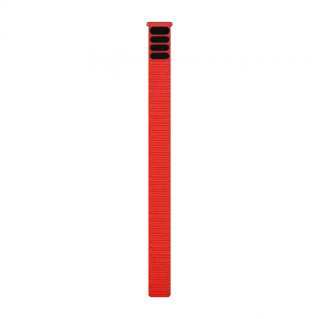 Ремінець UltraFit 22 мм, Flame Red червоний нейлоновий