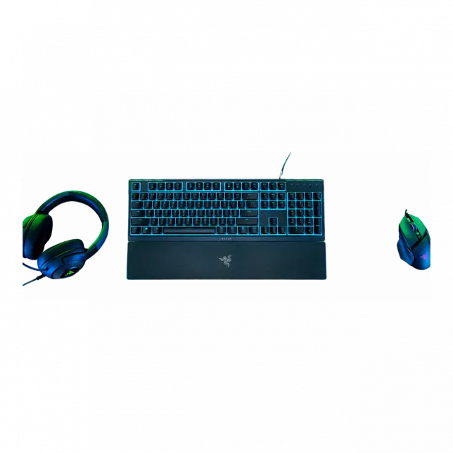 Клавіатура мембранна Razer Ornata V3 X 104key, USB-A, EN/UK, RGB, чорний