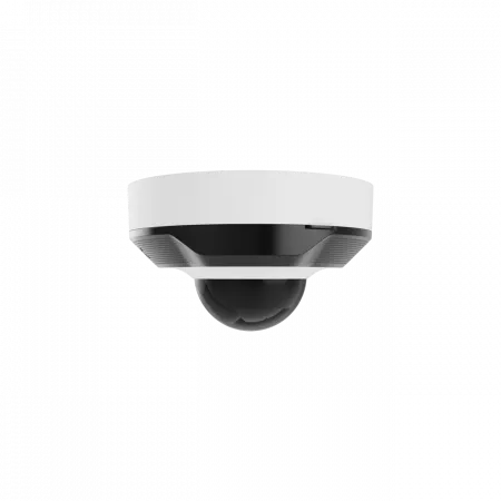 IP-Камера дротова Ajax DomeCam Mini, 5мп, 2.8мм, Poe, True WDR, IP 65, ІЧ 30м, аудіо, кут огляду 100° до 110°, міні купольна, біла