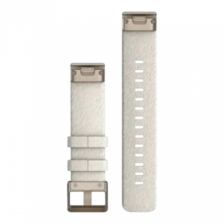 Ремінець QuickFit 20 мм, Cream Heathered бежевий, Cream Gold застібка, нейлоновий