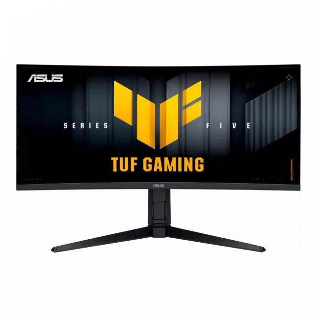 Монітор Asus 34" TUF Gaming VG34WQML5A 2xHDMI, 2xDP, 3xUSB, MM, VA, 3440x1440, 21:9, 250Hz, 0.5ms, sRGB 130%, CURVED, FreeSync, HAS, HDR400