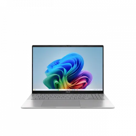 Ноутбук ASUS Vivobook S16 S3607QA-SH043W 16" WUXGA OLED, Qualcomm X X1 26 100, 16GB, F512GB, UMA, Win11, Сріблястий