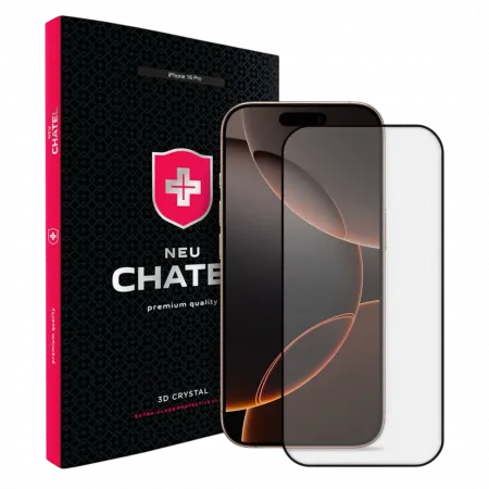 Захисне скло NEU Chatel Corning Gorilla Glass with Mesh для iPhone 16 Pro