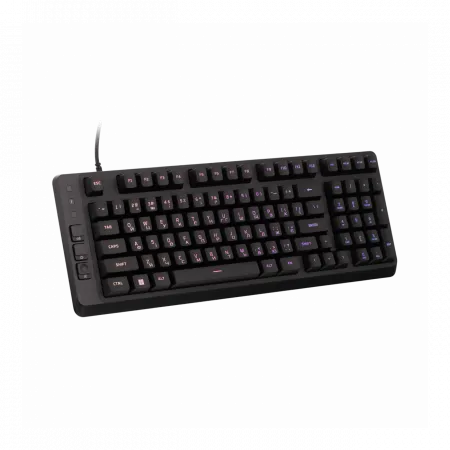 Клавіатура мембранна HyperX Alloy Origins EVE 1800 99key, Red, USB-A, EN/UA, RGB, чорний
