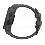 Смарт-годинник Garmin Instinct 3 45 мм, Solar, Tactical Edition Black чорний з чорним силіконовим ремінцем