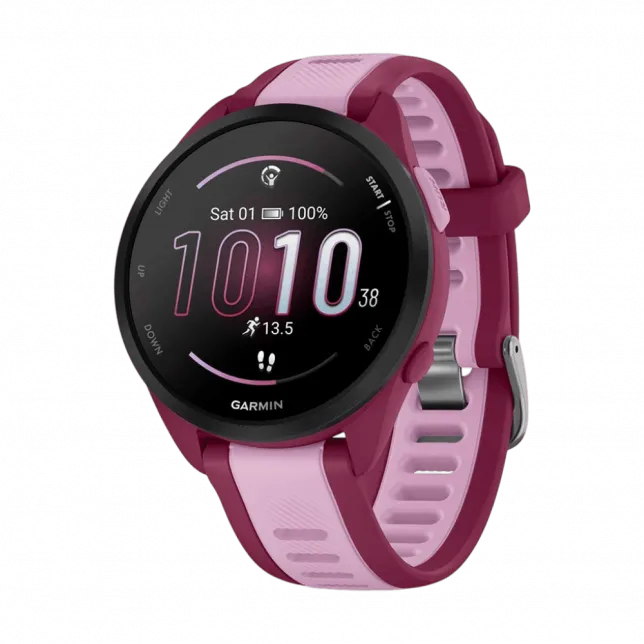 Смарт-годинник Garmin Forerunner 165 Music Berry/Lilac червоно-рожевий