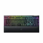 Клавіатура механічна Razer BlackWidow V4, 114key, Yellow Switch, USB-A, EN/RU, RGB, чорний