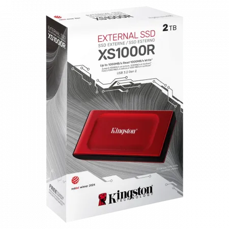 Портативний SSD Kingston 2TB USB 3.2 Gen 2 Type-C XS1000 R1050/W1000MB/s