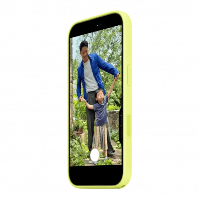 Чохол Apple Silicone Case with Magsafe для iPhone 17 (Neon Yellow)